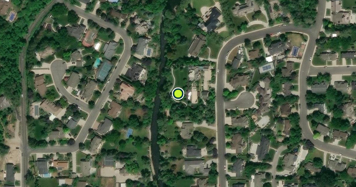 Satellite view of Provo Pickleball Courts