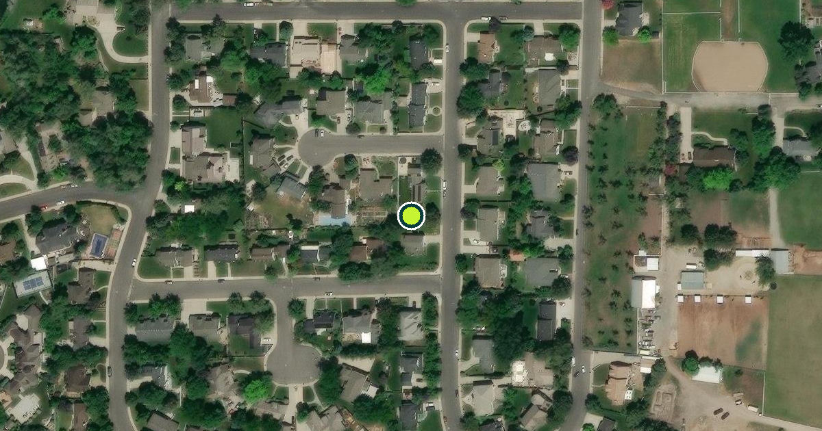 Satellite view of Provo Pickleball Courts