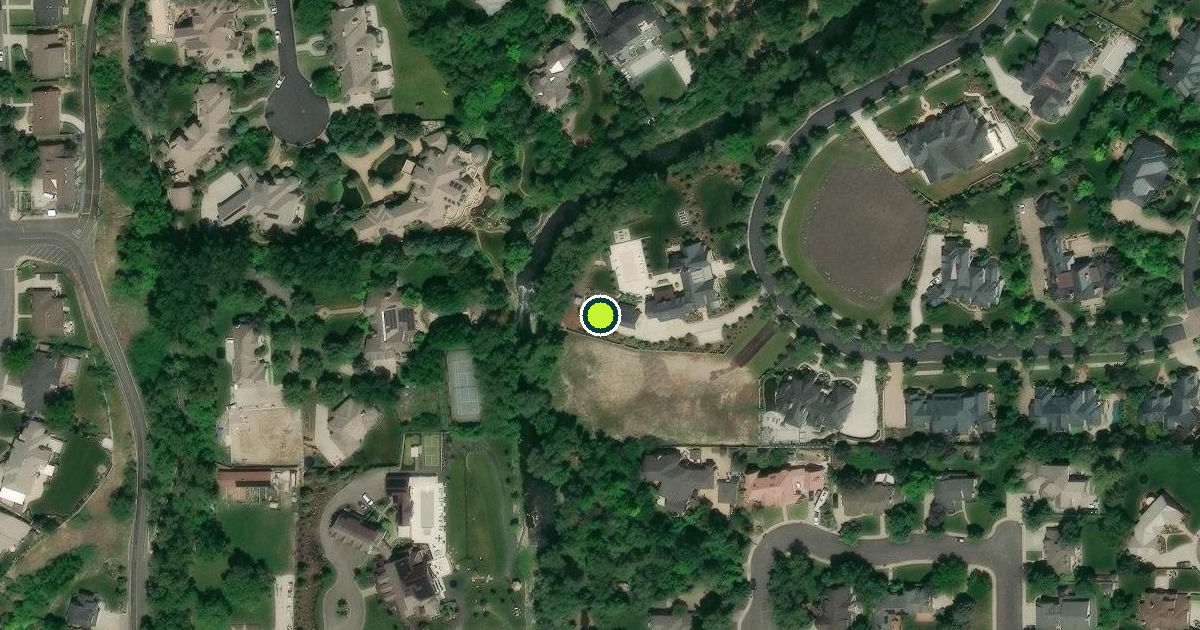 Satellite view of Provo Pickleball Courts