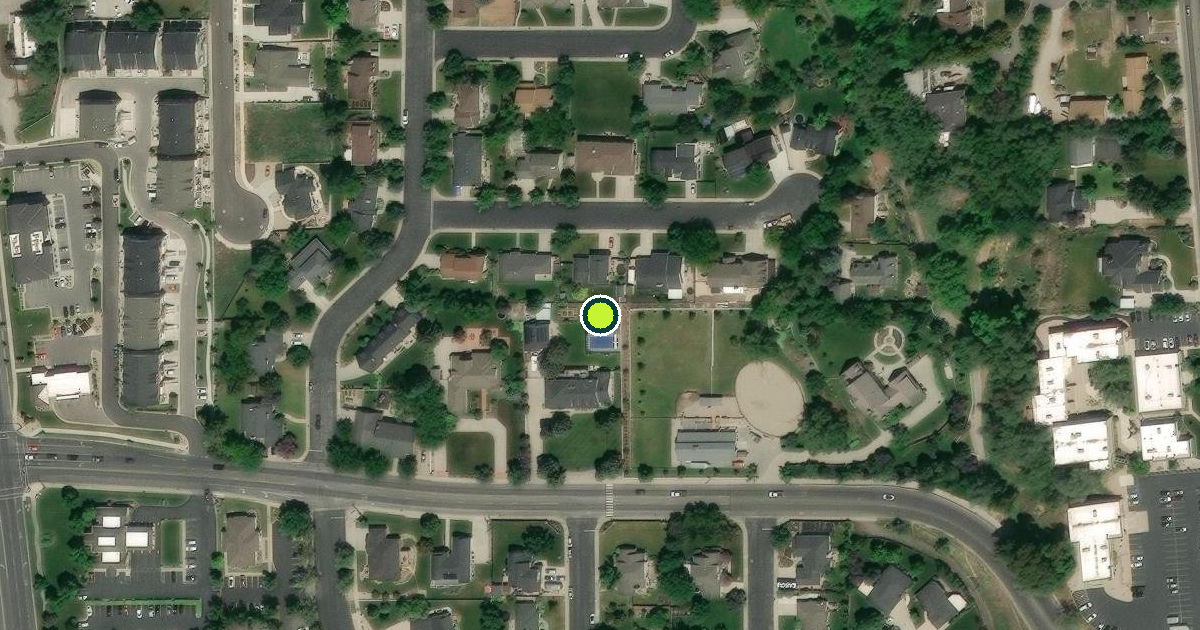 Satellite view of Provo Pickleball Courts