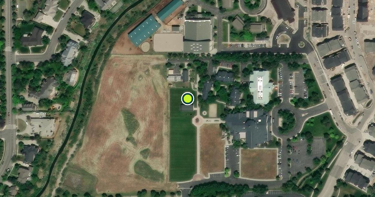 Satellite view of Provo Pickleball Courts