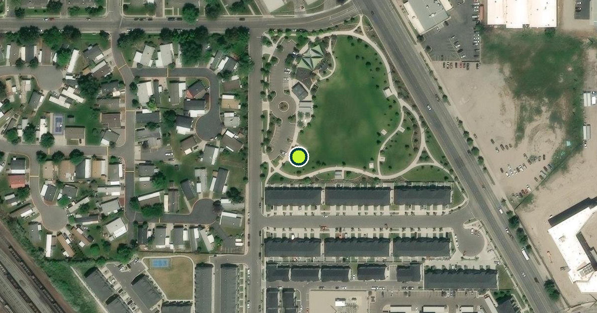 Satellite view of Provo Pickleball Courts