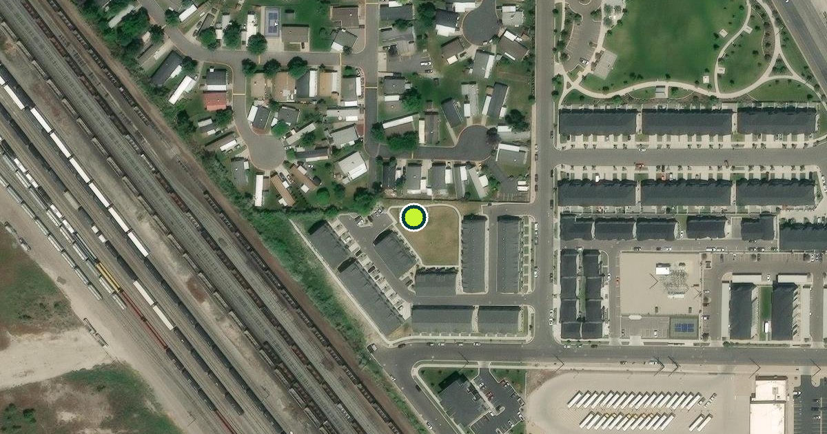 Satellite view of Provo Pickleball Courts