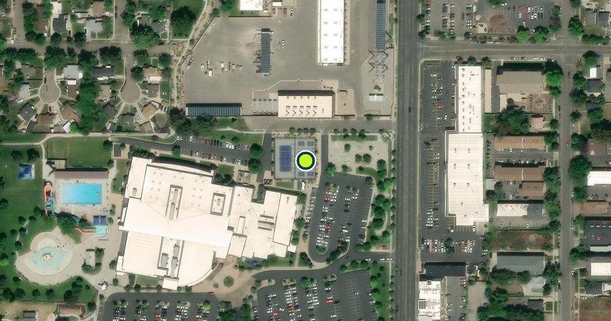 Satellite view of Provo Pickleball Courts