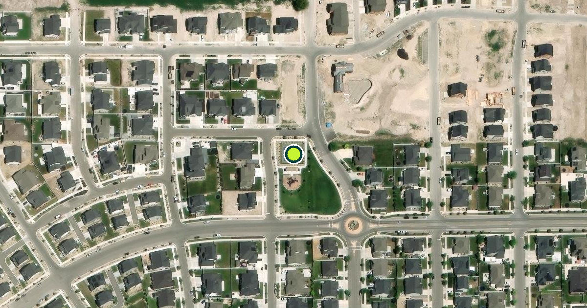 Satellite view of Provo Pickleball Courts