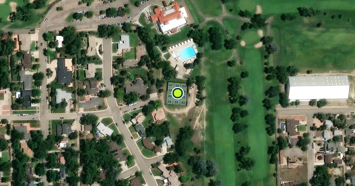 Satellite view of Pueblo Pickleball Courts