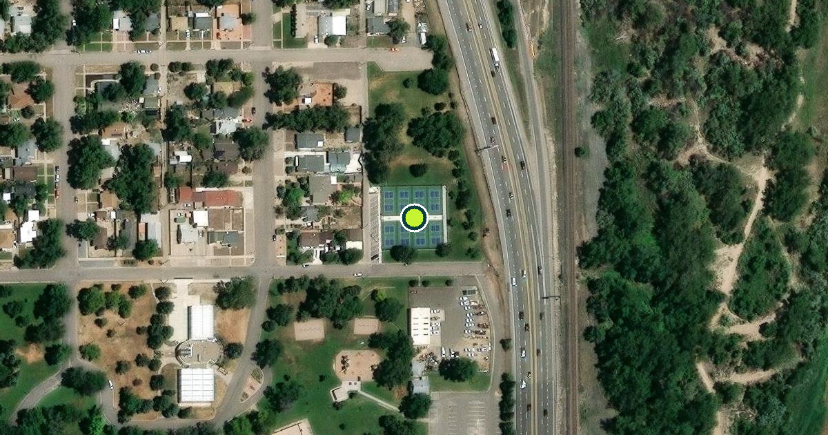 Satellite view of Pueblo Pickleball Courts