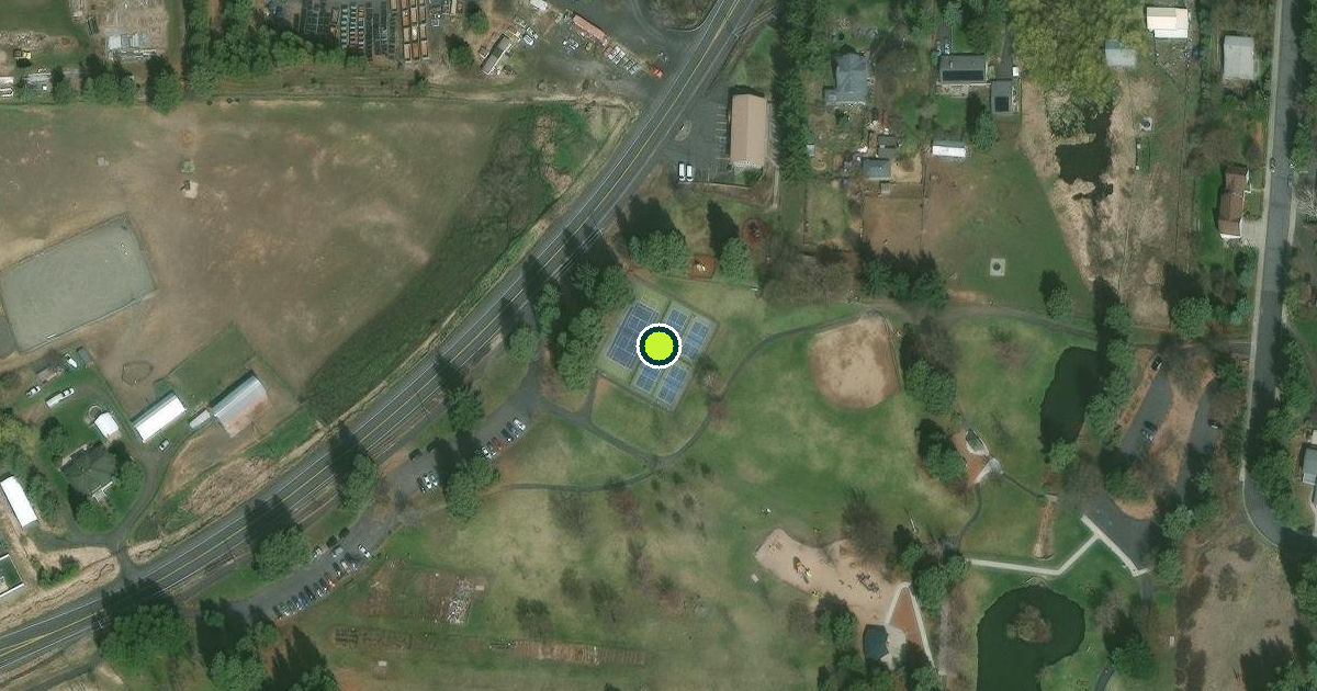 Satellite view of Pullman Pickleball Courts