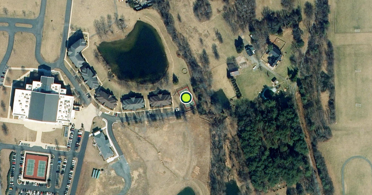 Satellite view of Purcellville Pickleball Courts