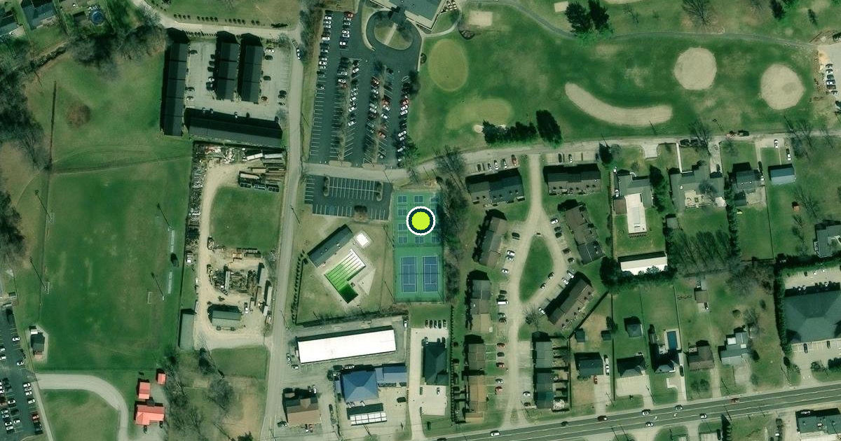 Satellite view of Putnam County Pickleball Courts