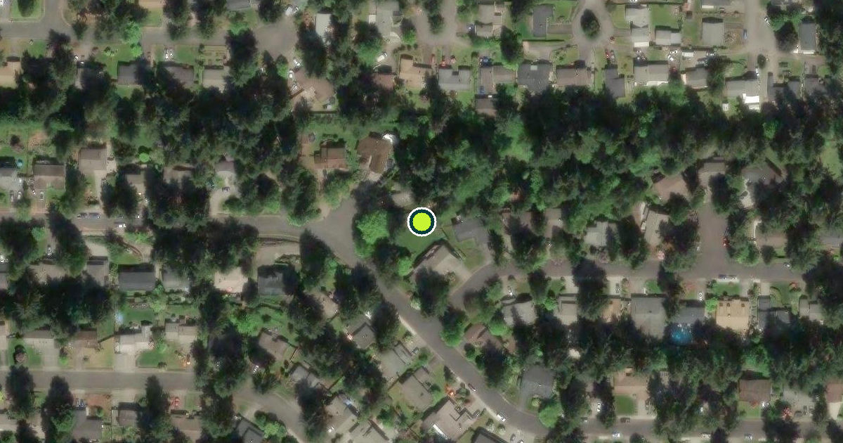 Satellite view of Puyallup Pickleball Courts