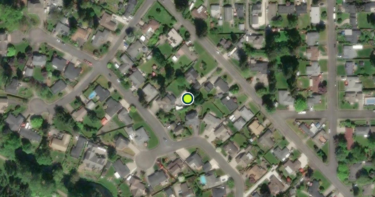 Satellite view of Puyallup Pickleball Courts