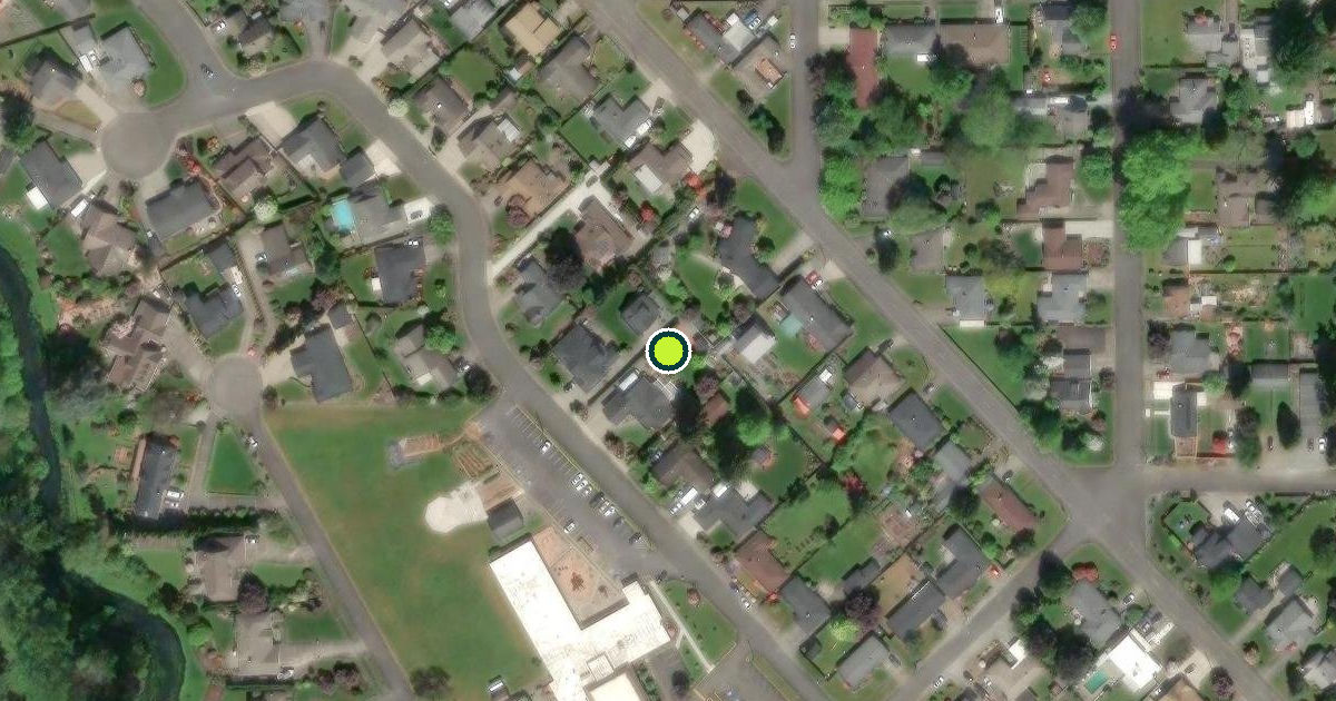 Satellite view of Puyallup Pickleball Courts