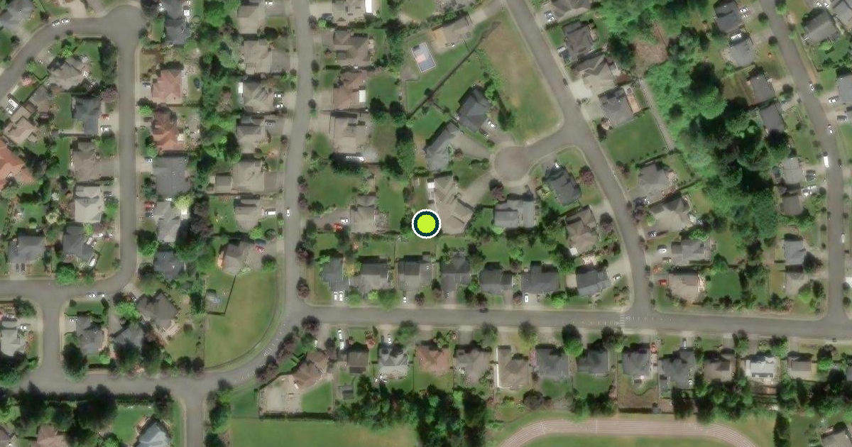 Satellite view of Puyallup Pickleball Courts