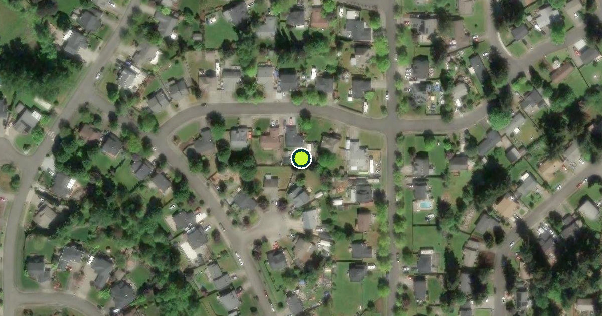 Satellite view of Puyallup Pickleball Courts