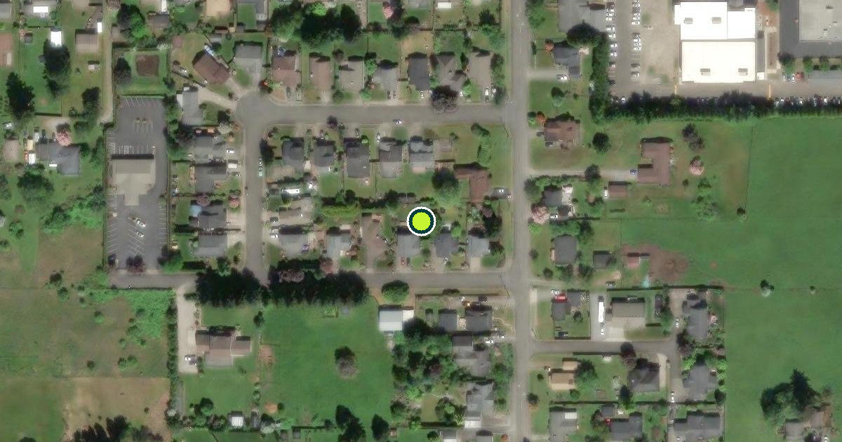 Satellite view of Puyallup Pickleball Courts