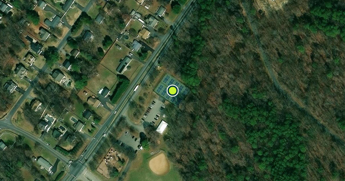 Satellite view of Queen Anne's County Pickleball Courts