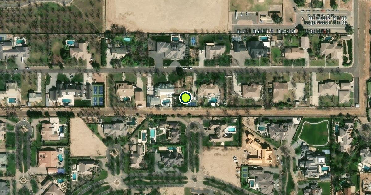 Satellite view of Queen Creek Pickleball Courts