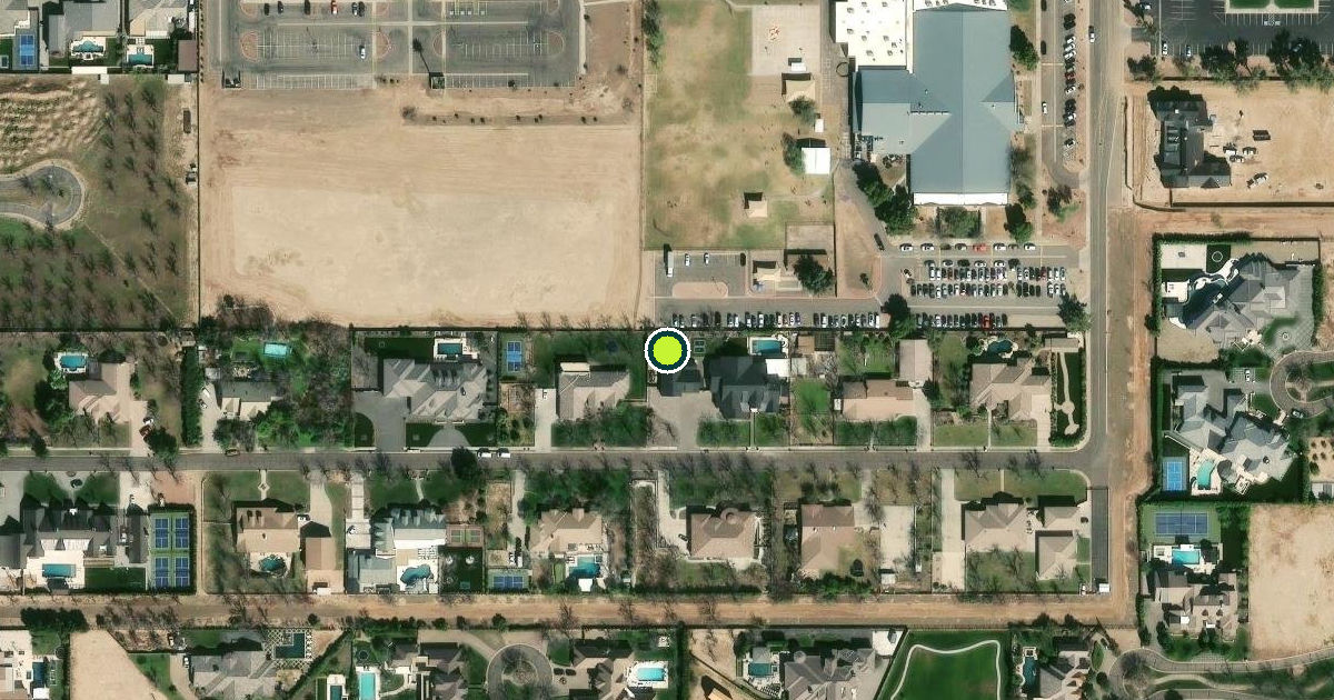 Satellite view of Queen Creek Pickleball Courts