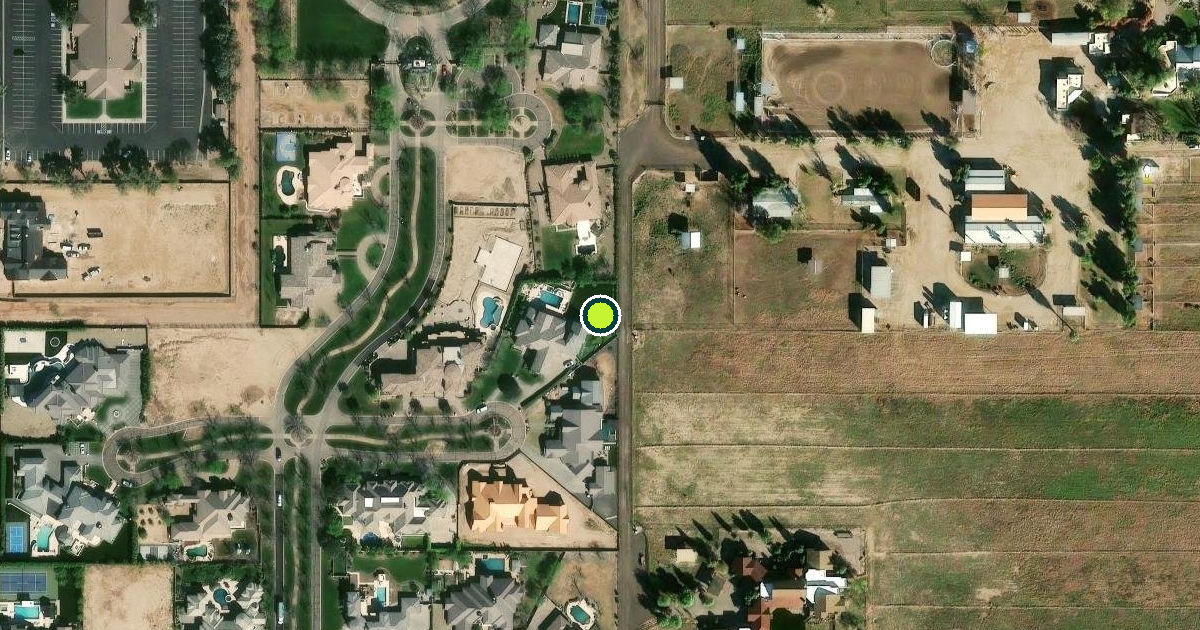 Satellite view of Queen Creek Pickleball Courts