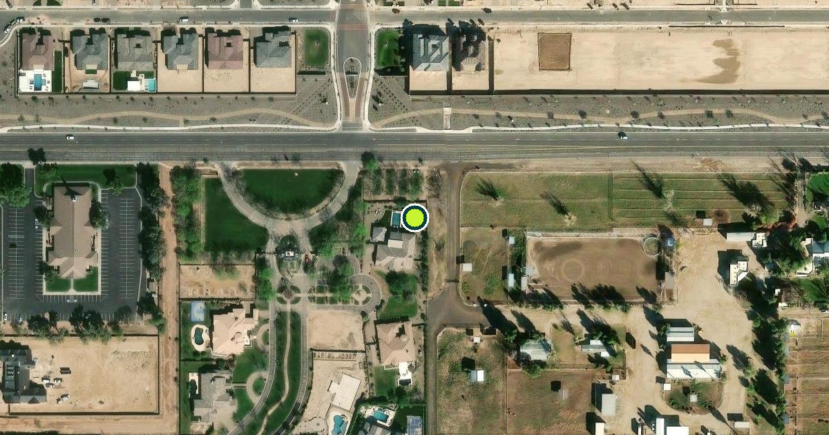 Satellite view of Queen Creek Pickleball Courts