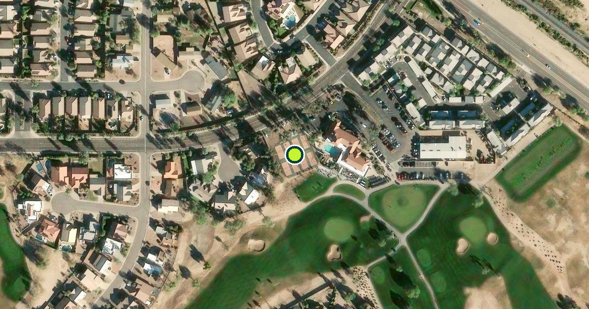 Satellite view of Queen Creek Pickleball Courts