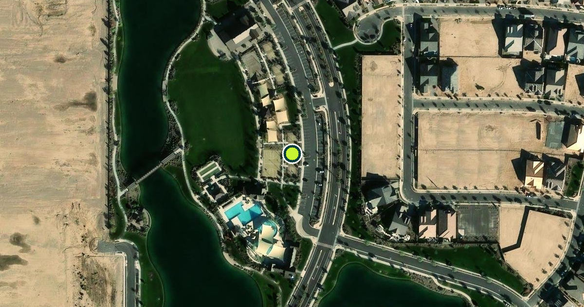 Satellite view of Queen Creek Pickleball Courts