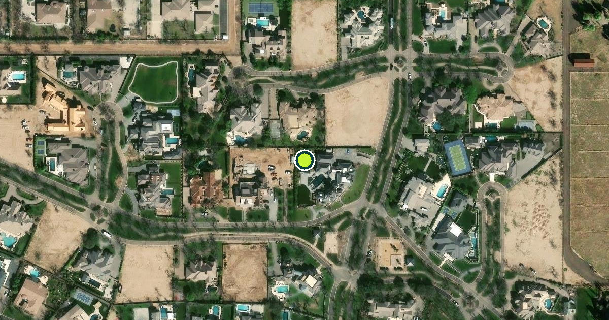 Satellite view of Queen Creek Pickleball Courts