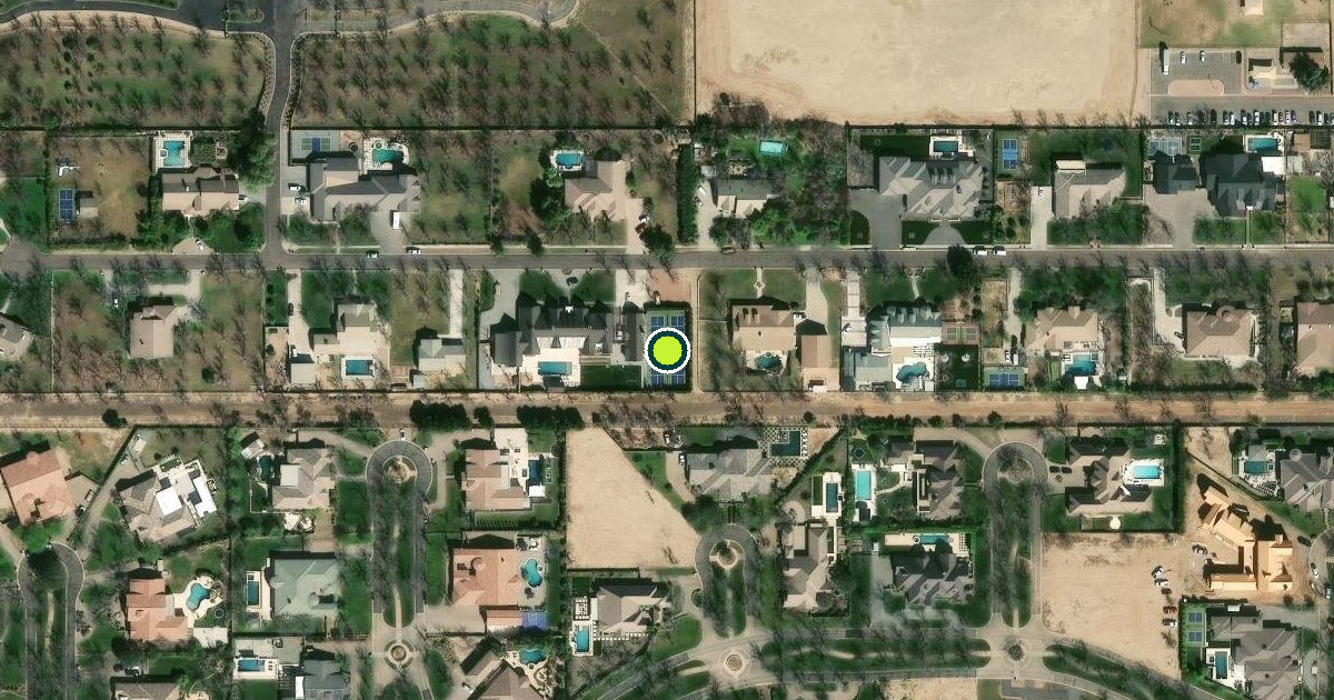 Satellite view of Queen Creek Pickleball Courts