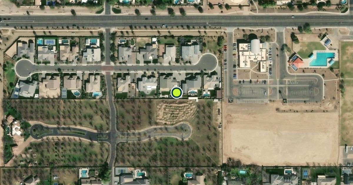 Satellite view of Queen Creek Pickleball Courts