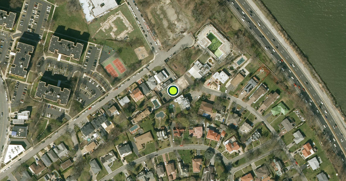 Satellite view of Queens County Pickleball Courts