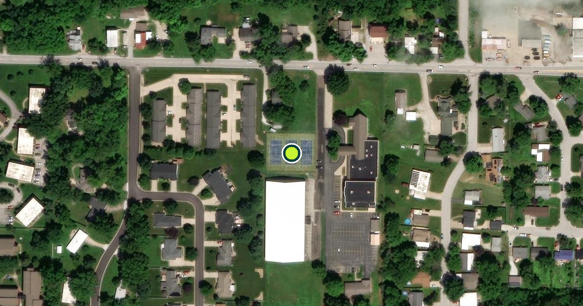 Satellite view of Quincy Pickleball Courts