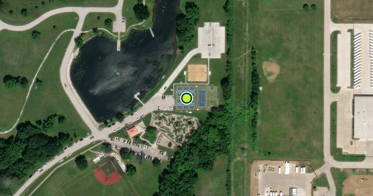 Satellite view of Quincy Pickleball Courts