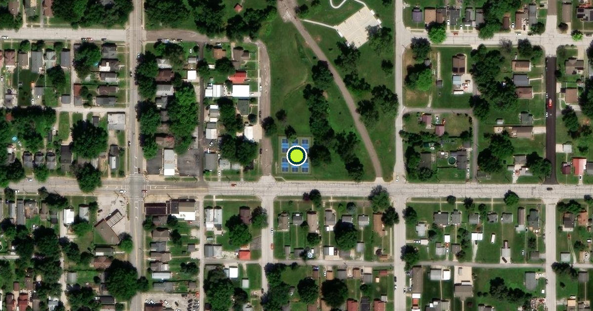 Satellite view of Quincy Pickleball Courts