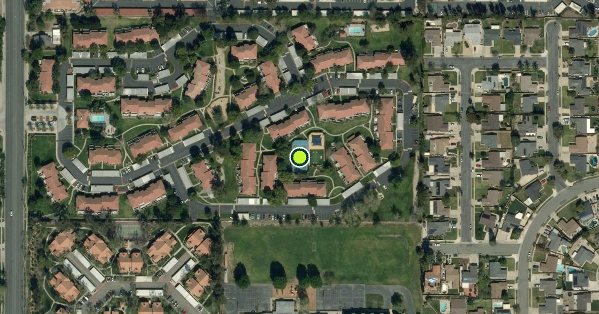 Satellite view of Rancho Cucamonga Pickleball Courts