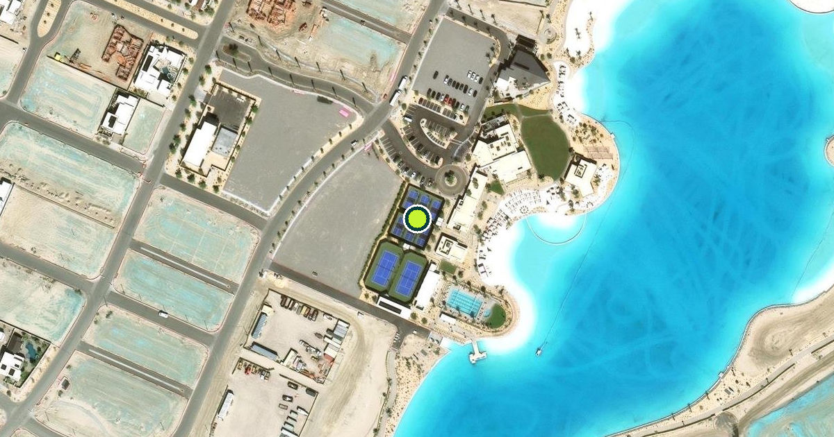 Satellite view of Rancho Mirage Pickleball Courts