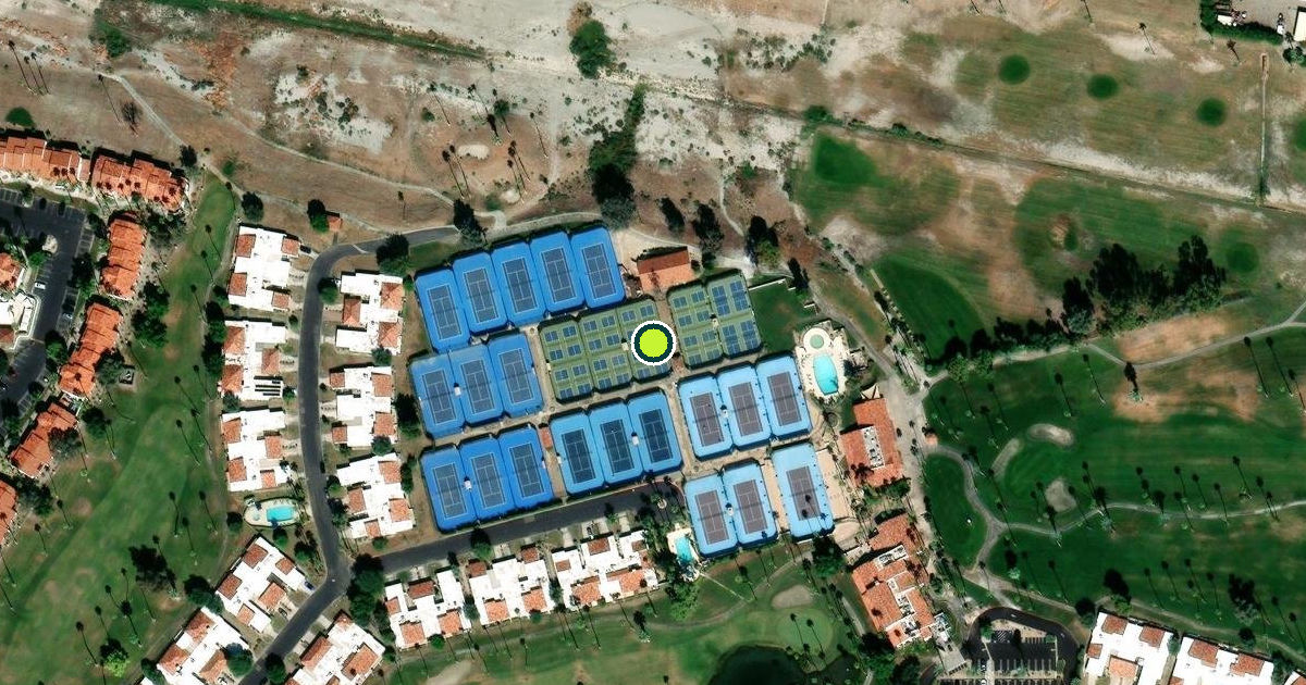 Satellite view of Rancho Mirage Pickleball Courts