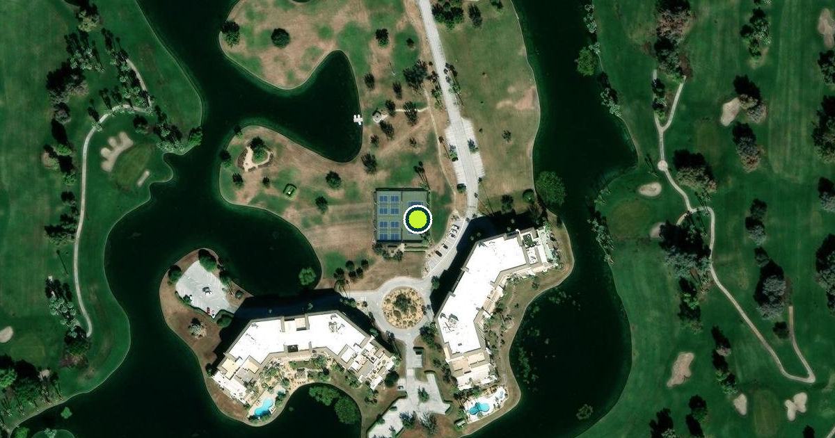 Satellite view of Rancho Mirage Pickleball Courts