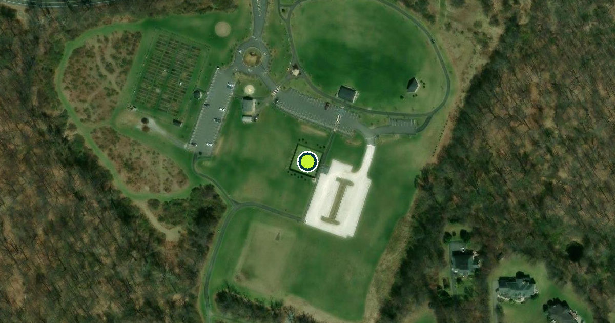Satellite view of Randolph Township Pickleball Courts