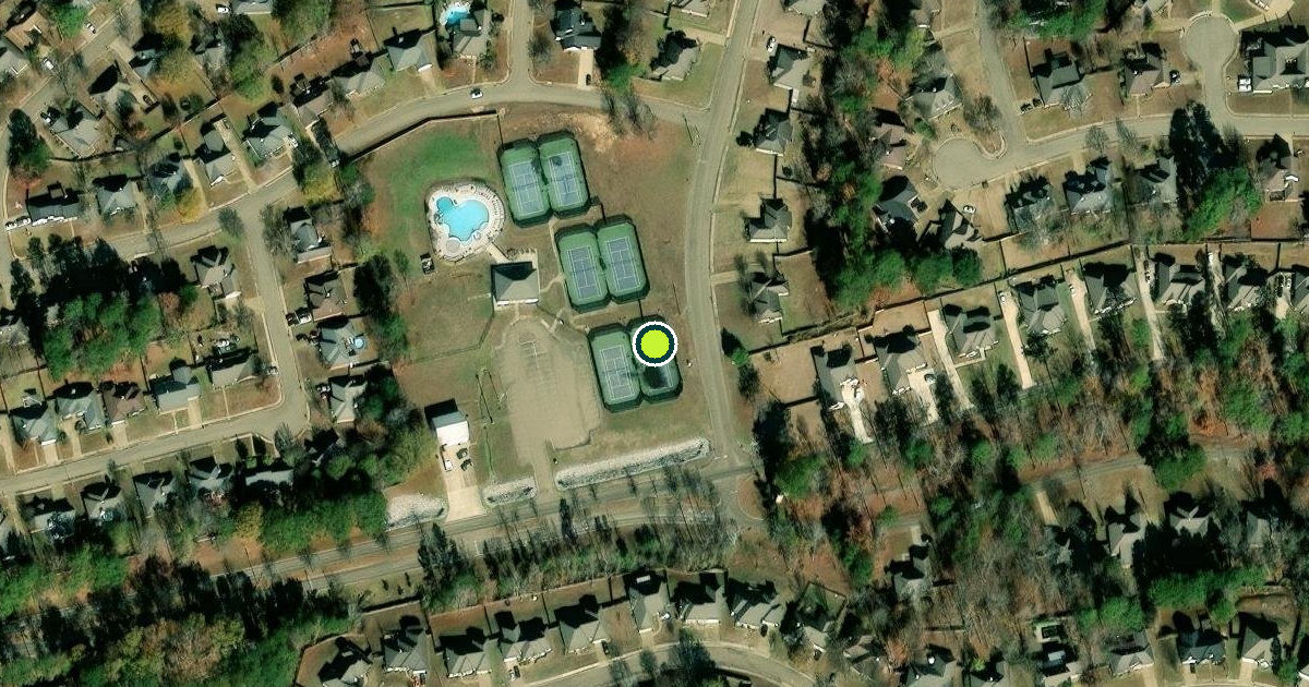 Satellite view of Rankin County Pickleball Courts
