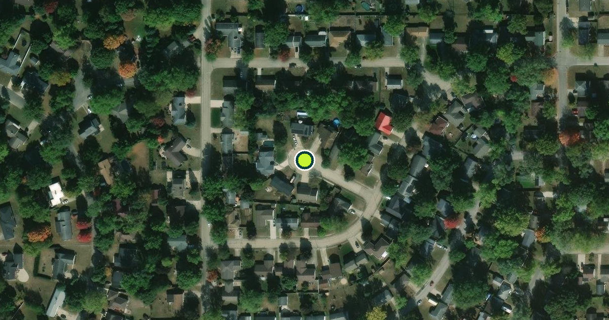 Satellite view of Rantoul Pickleball Courts