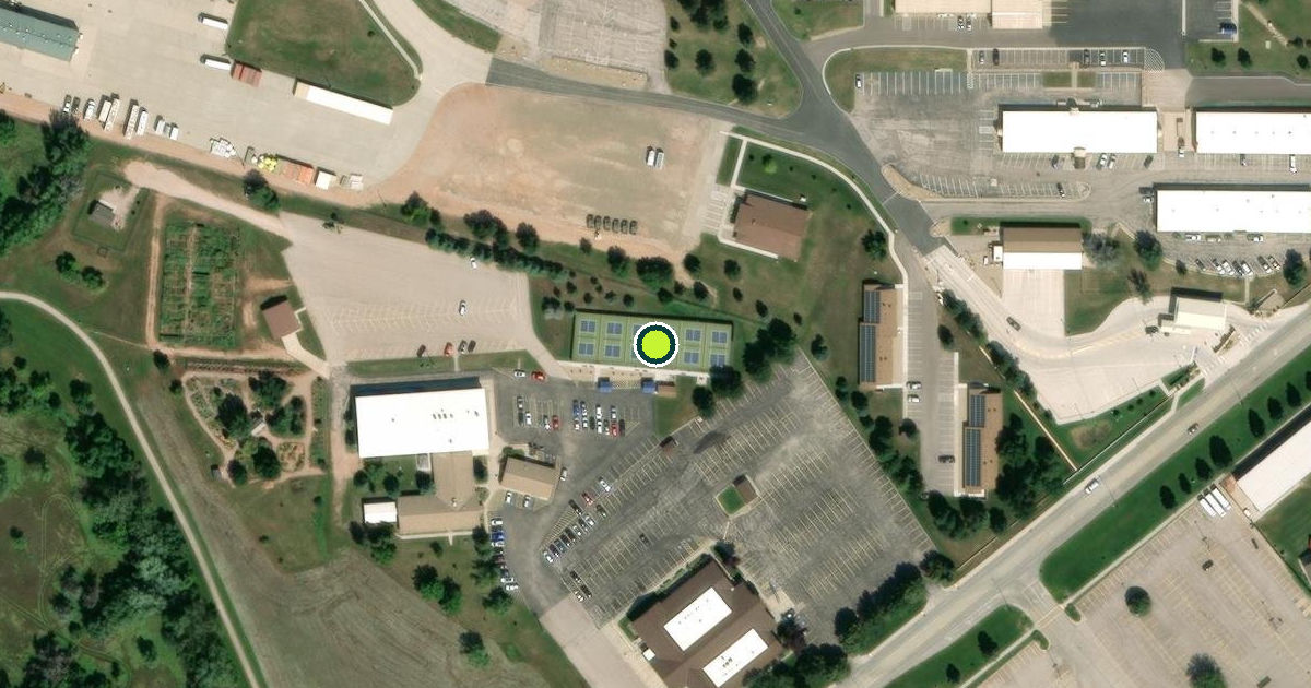Satellite view of Rapid City Pickleball Courts