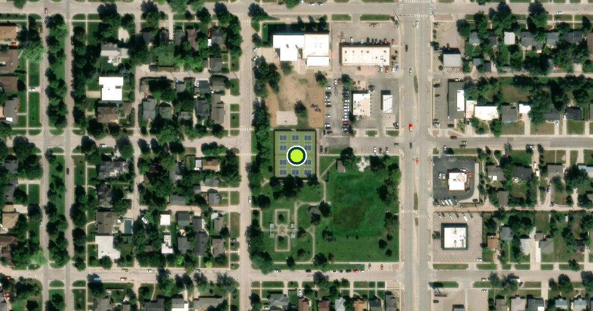 Satellite view of Rapid City Pickleball Courts