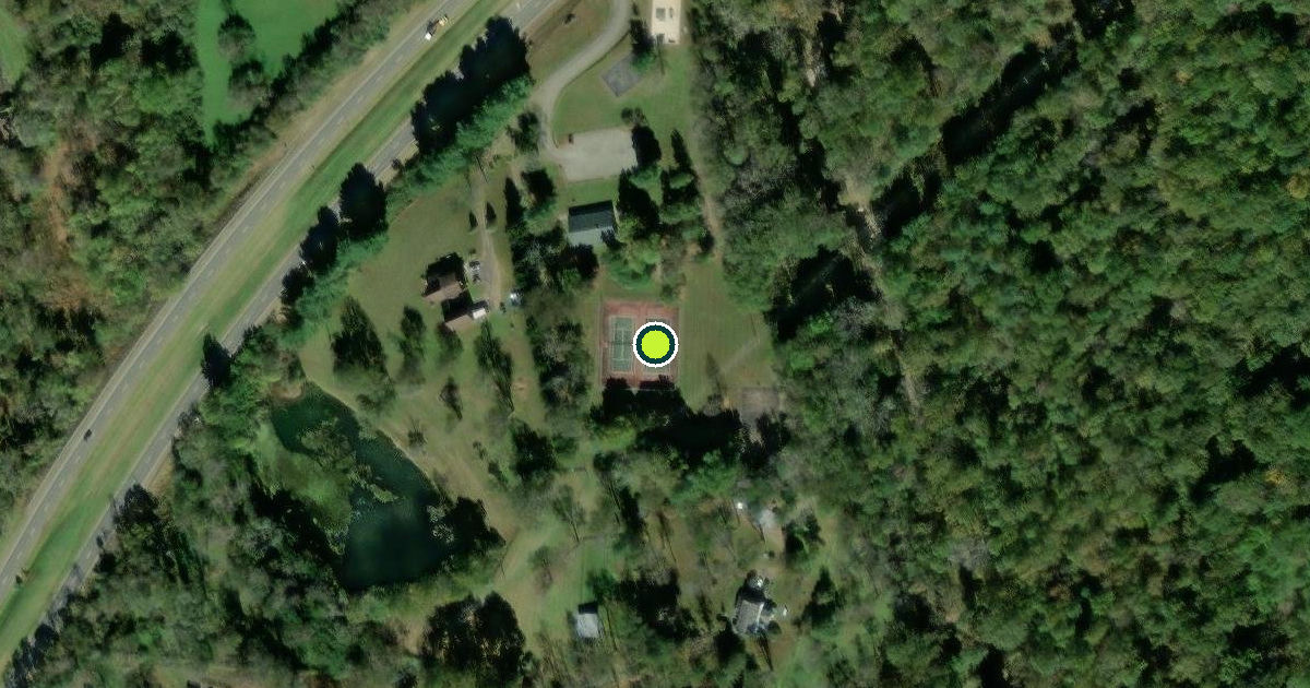 Satellite view of Rappahannock County Pickleball Courts