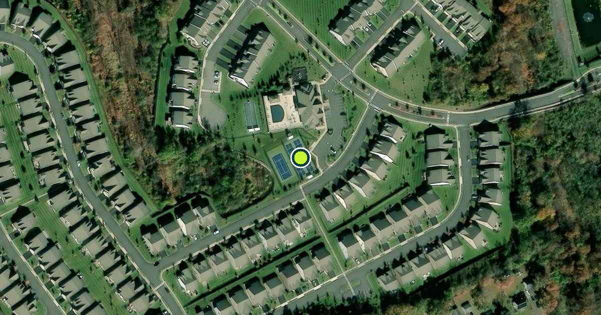 Satellite view of Raritan Township Pickleball Courts