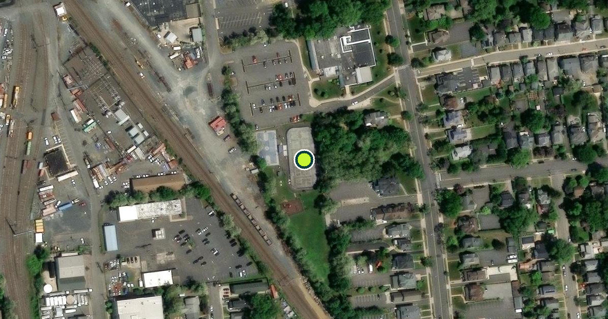 Satellite view of Red Bank Pickleball Courts