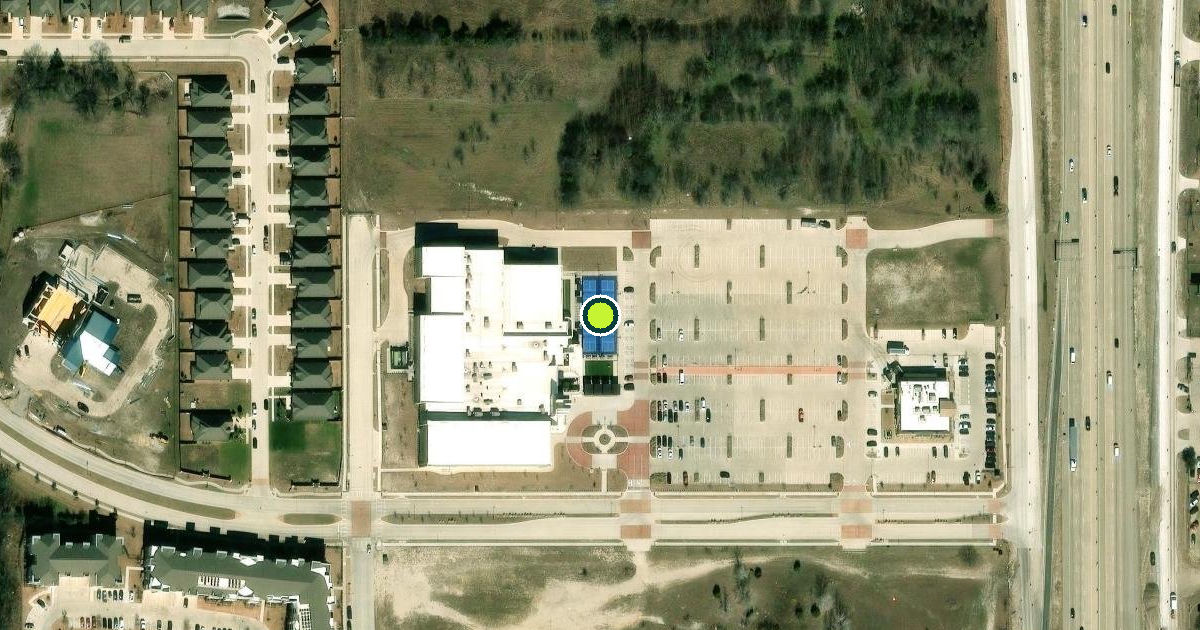 Satellite view of Red Oak Pickleball Courts