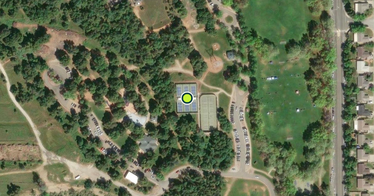 Satellite view of Redding Pickleball Courts