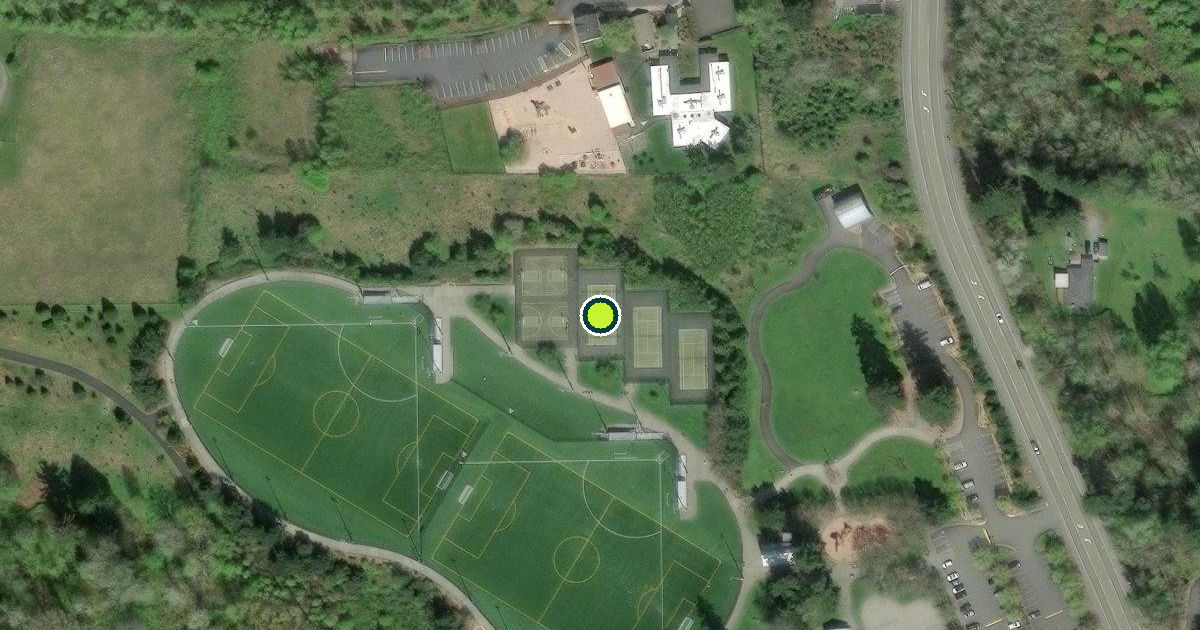 Satellite view of Redmond Pickleball Courts