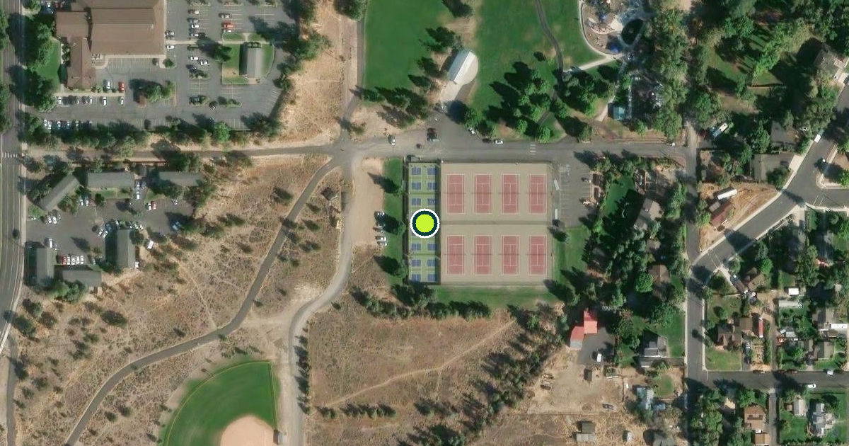Satellite view of Redmond Pickleball Courts